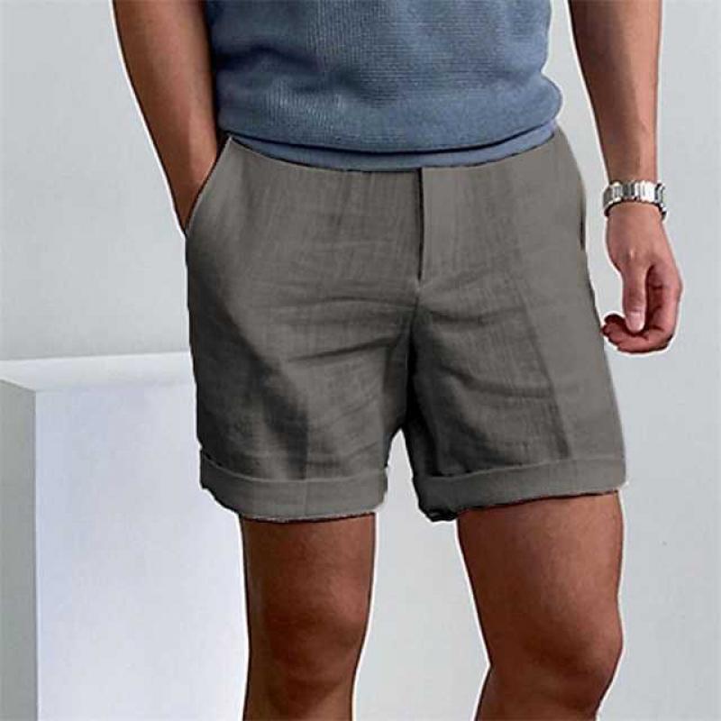 Alfonso | Herre Klassiske Sommer Shorts med Opsmøg