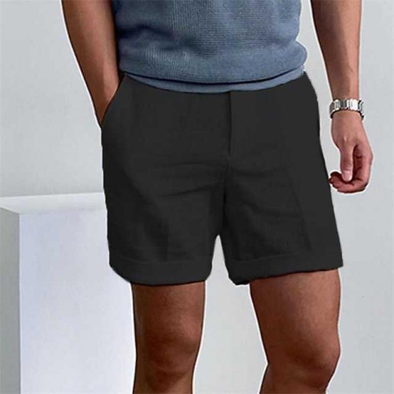 Alfonso | Herre Klassiske Sommer Shorts med Opsmøg