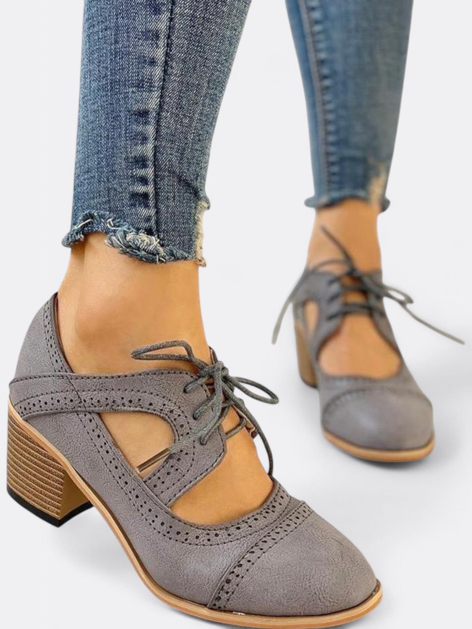 Amaya | Dames Vintage Komfort Sko | Støttende