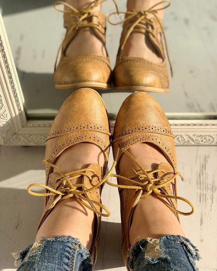 Amaya | Dames Vintage Komfort Sko | Støttende