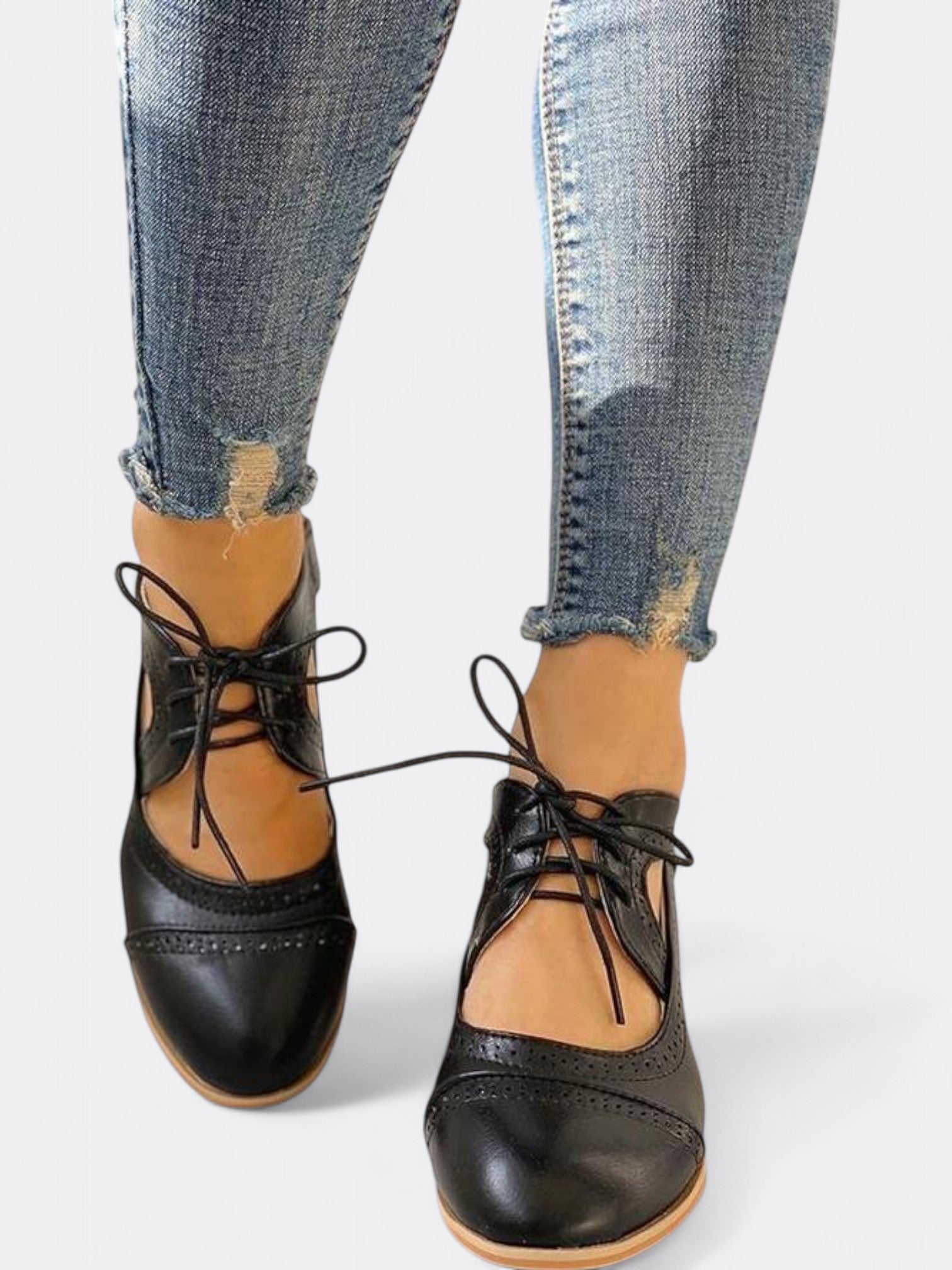 Amaya | Dames Vintage Komfort Sko | Støttende