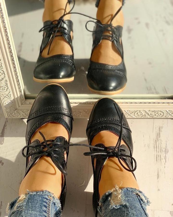 Amaya | Dames Vintage Komfort Sko | Støttende