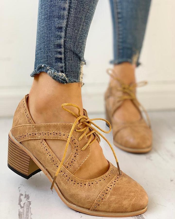 Amaya | Dames Vintage Komfort Sko | Støttende