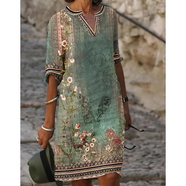 Amira | Damer Elegant Sommer Kort Kjole