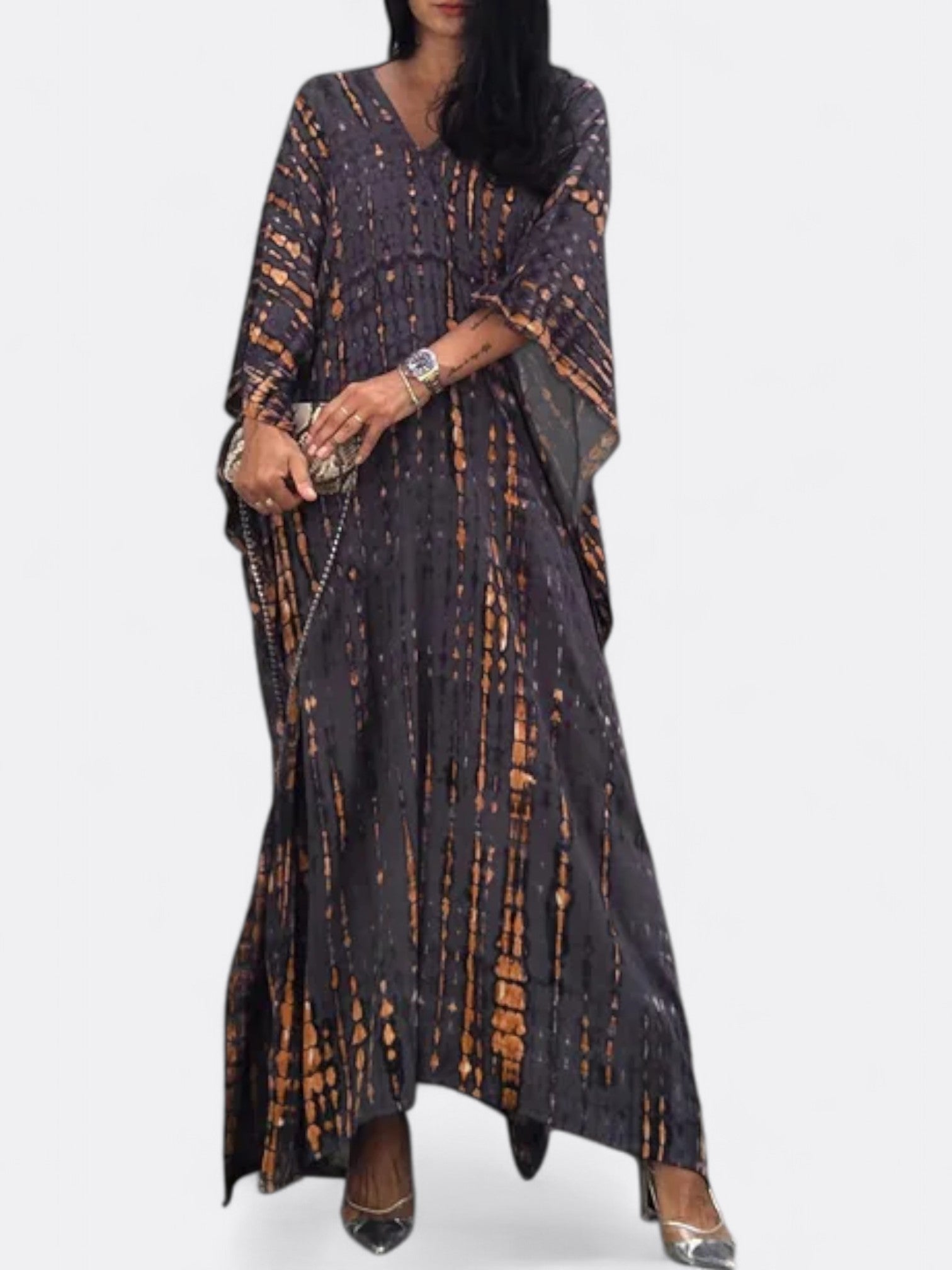 Asena | Kvinders Bohemisk Løs Kaftan Kjole | Maxi