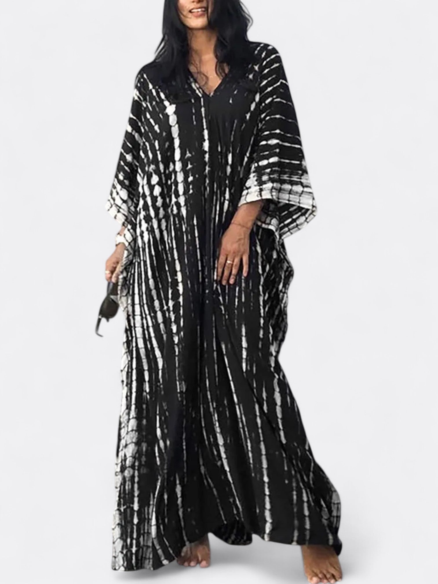 Asena | Kvinders Bohemisk Løs Kaftan Kjole | Maxi