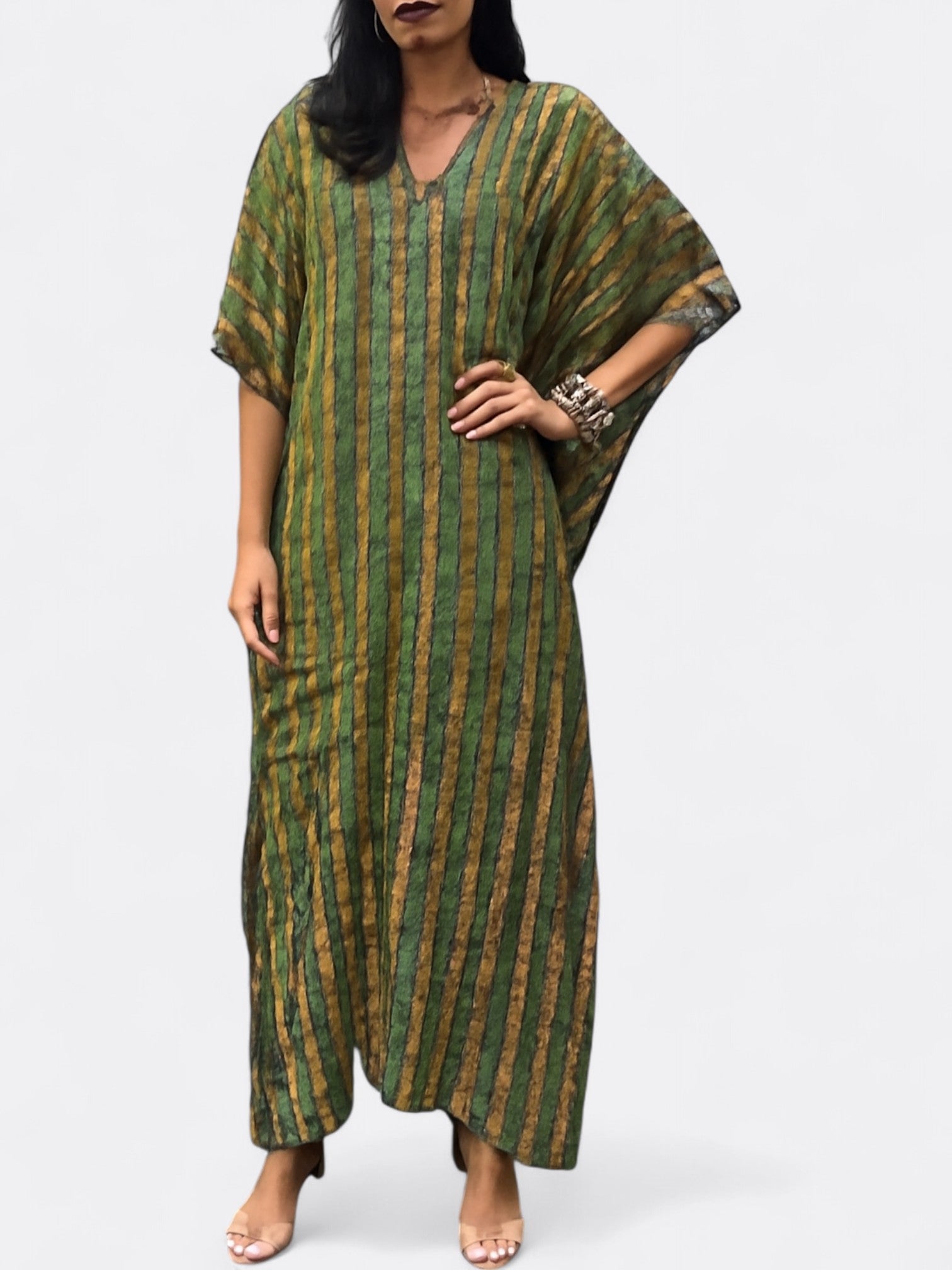 Asena | Kvinders Bohemisk Løs Kaftan Kjole | Maxi