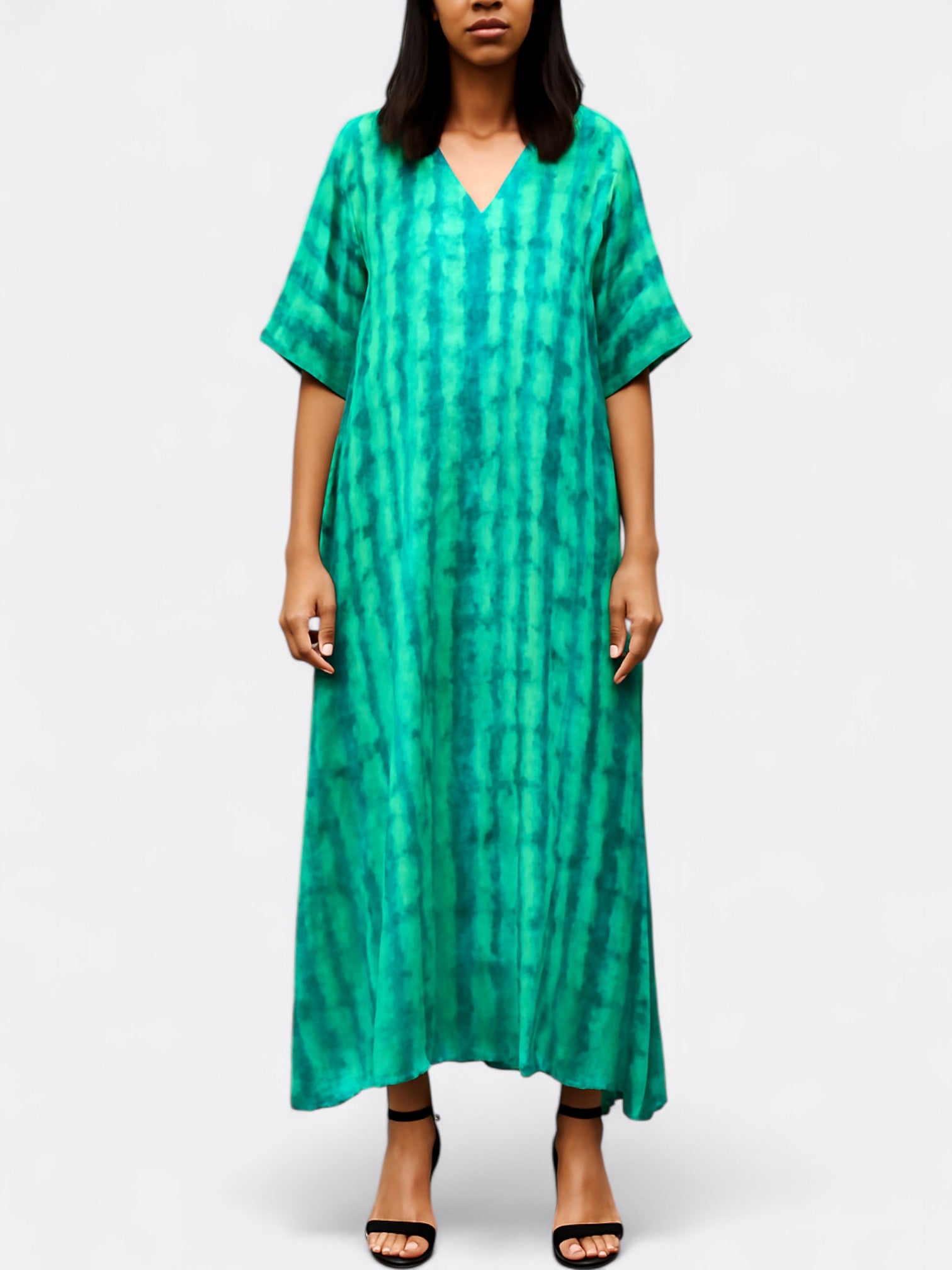 Asena | Kvinders Bohemisk Løs Kaftan Kjole | Maxi