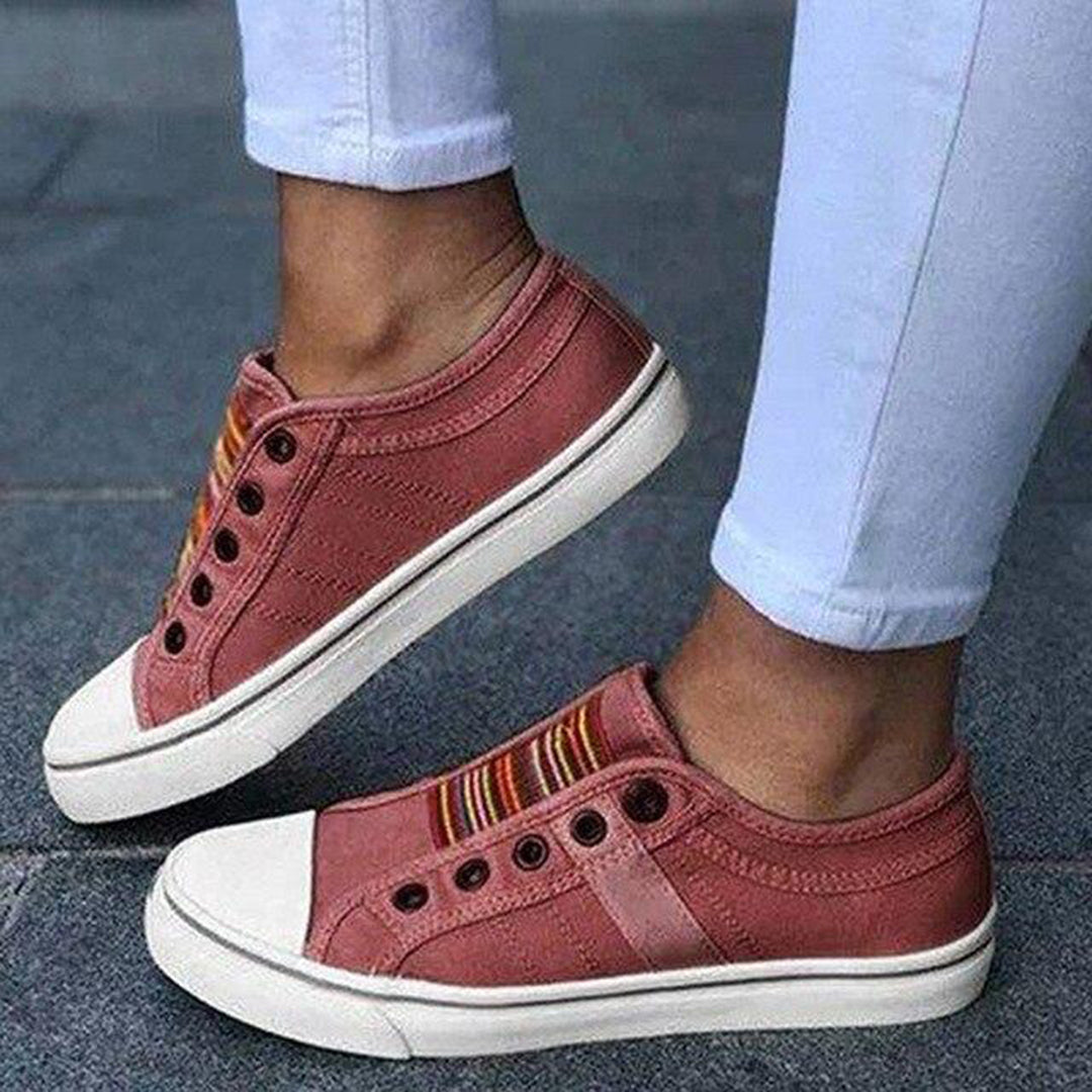 Asta | Dame Slip-On Canvas Sneakers | Komfort & Casual