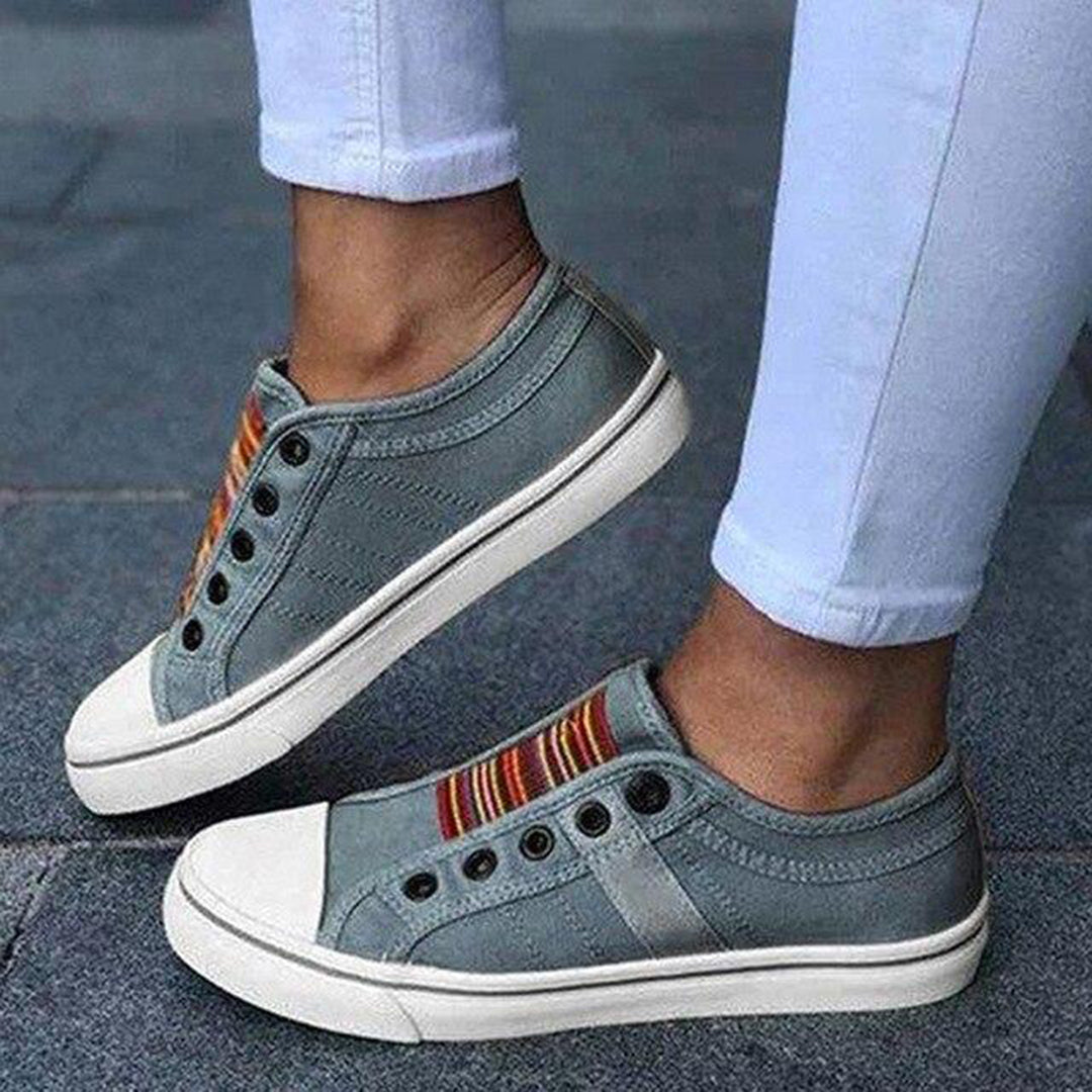 Asta | Dame Slip-On Canvas Sneakers | Komfort & Casual