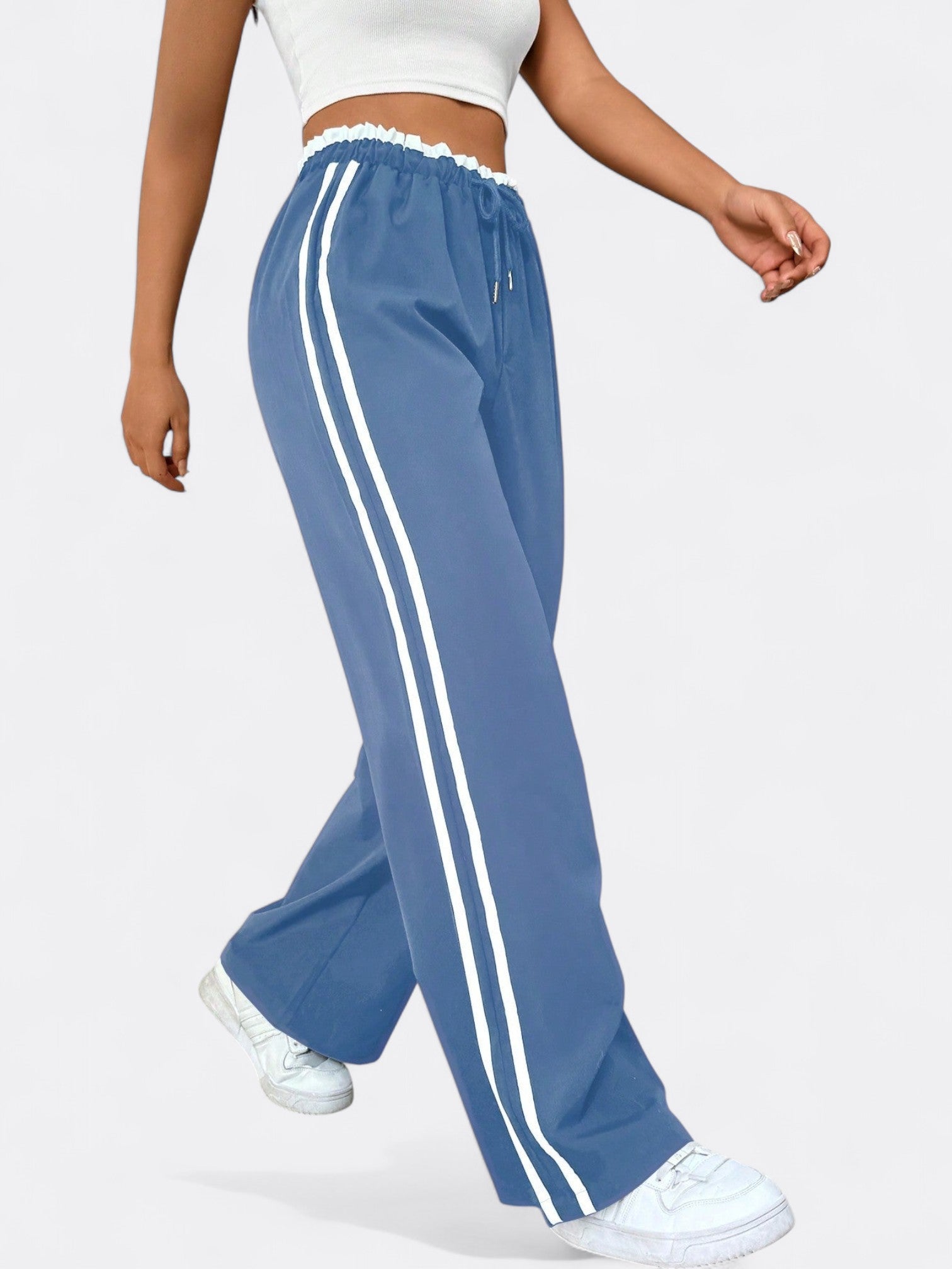 Astrid | Dame Sportiv Komfort Wide-Leg Bukser | Elastisk