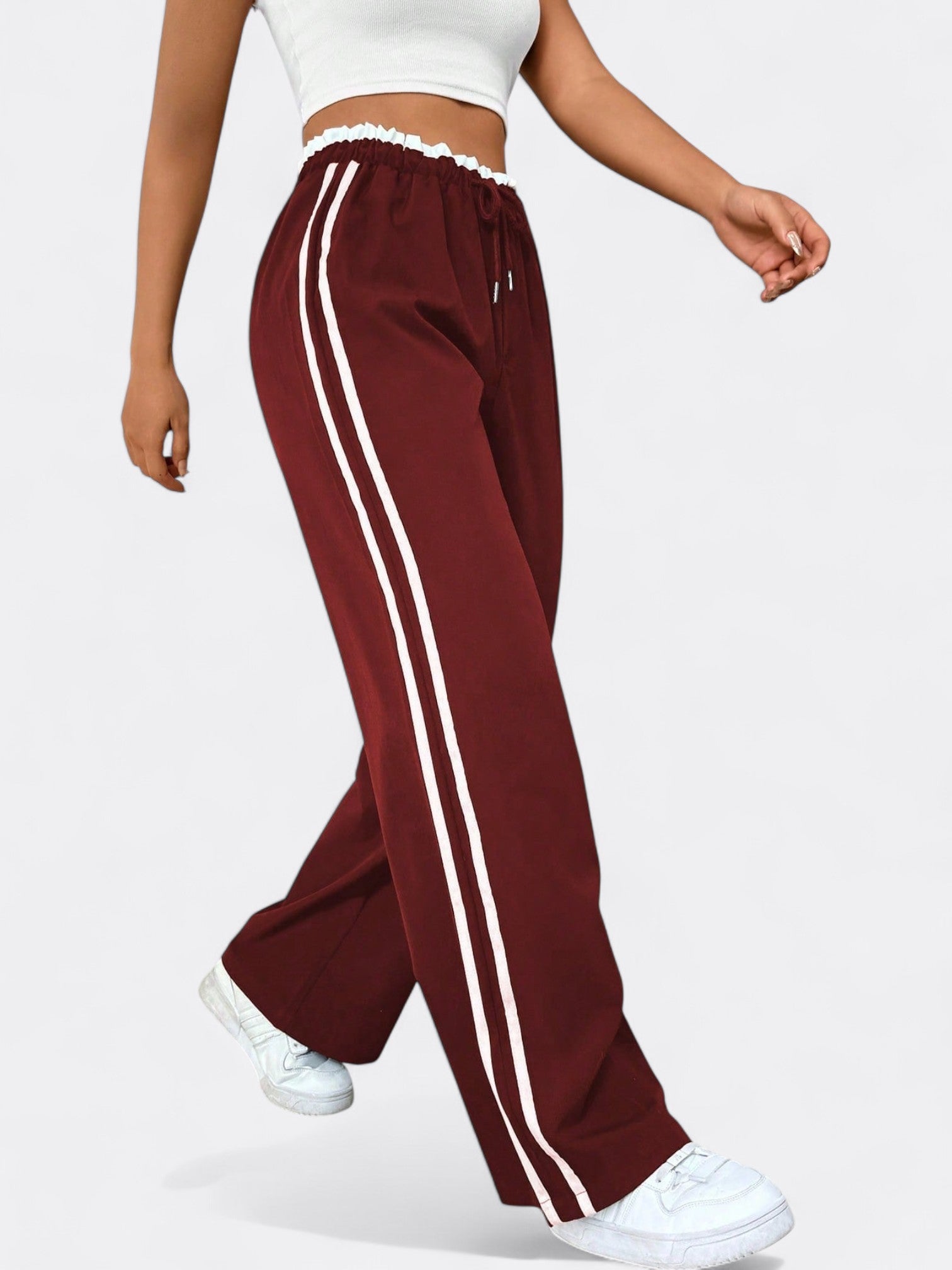 Astrid | Dame Sportiv Komfort Wide-Leg Bukser | Elastisk