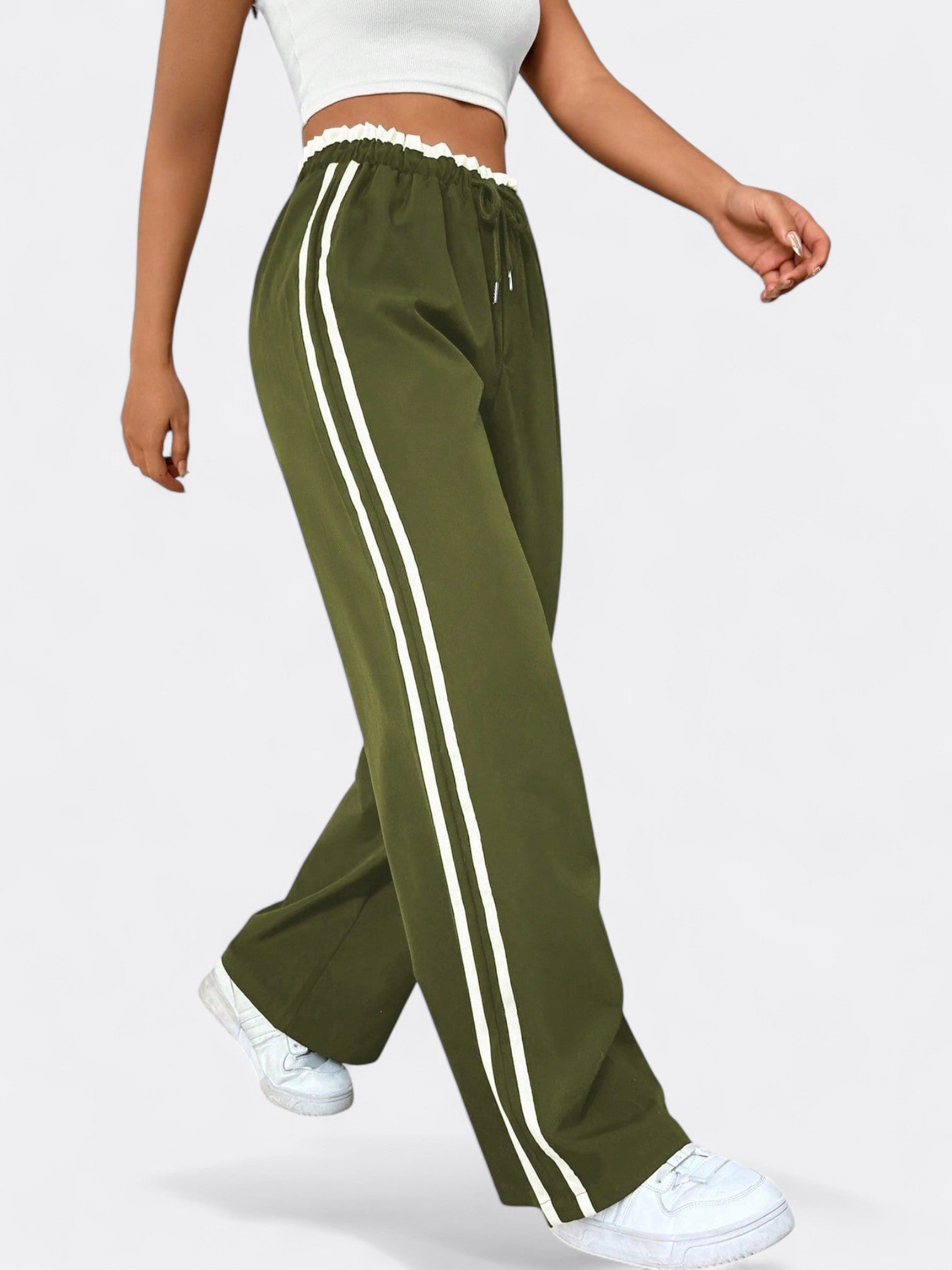 Astrid | Dame Sportiv Komfort Wide-Leg Bukser | Elastisk