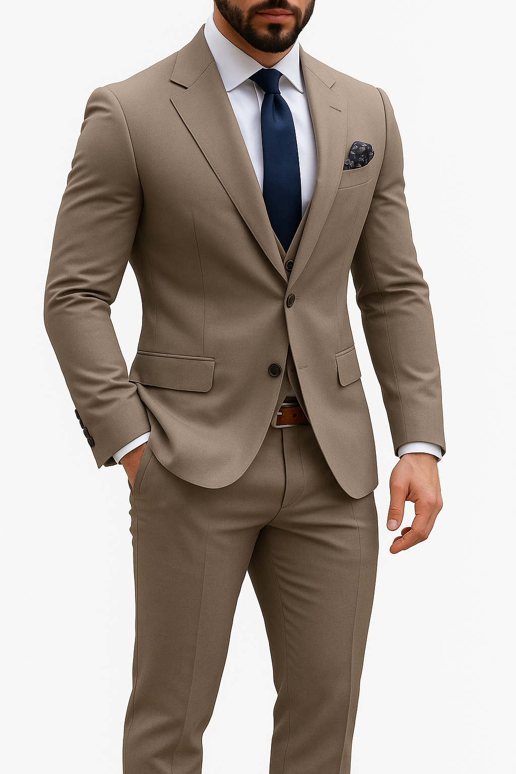 Herrer Jakkesæt Slim Fit Med Bukser & Vest