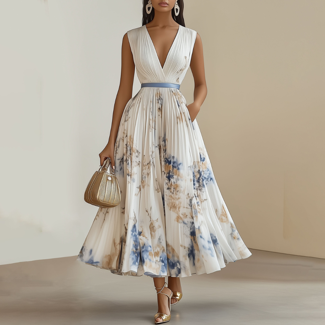 Celina | Dame Vintage Sommerkjole | Midi