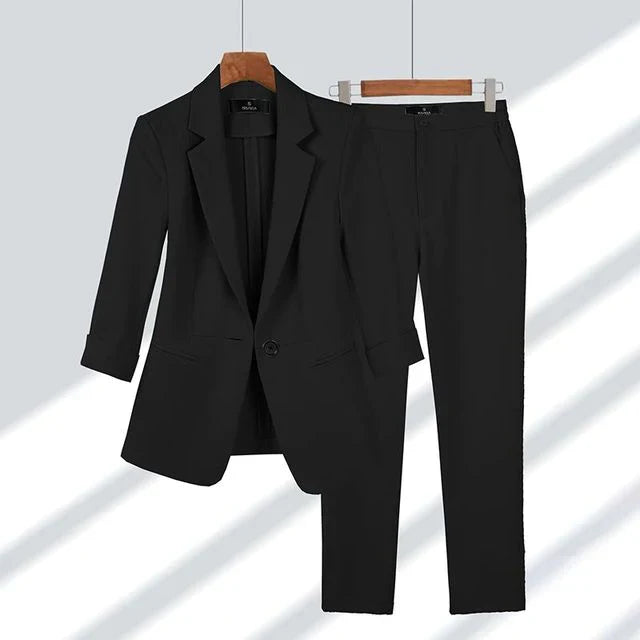Chloe | Kvinder Skræddersyet Blazer Sæt | Elegant & Businessklar