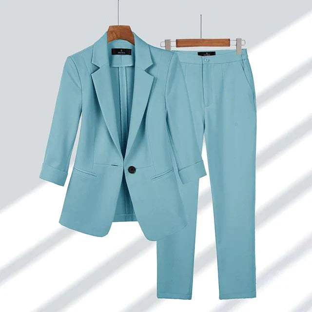 Chloe | Kvinder Skræddersyet Blazer Sæt | Elegant & Businessklar