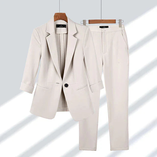 Chloe | Kvinder Skræddersyet Blazer Sæt | Elegant & Businessklar