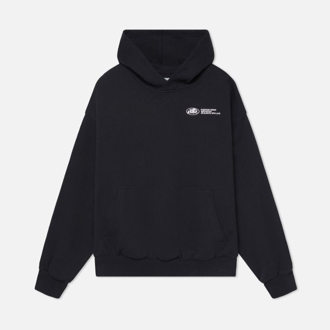 College Dame Hoodie Med Bagtryk Og Hætte | Streetwear