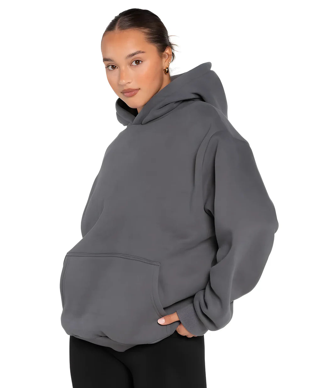 College Dame Hoodie Med Kængurulomme | Fashion