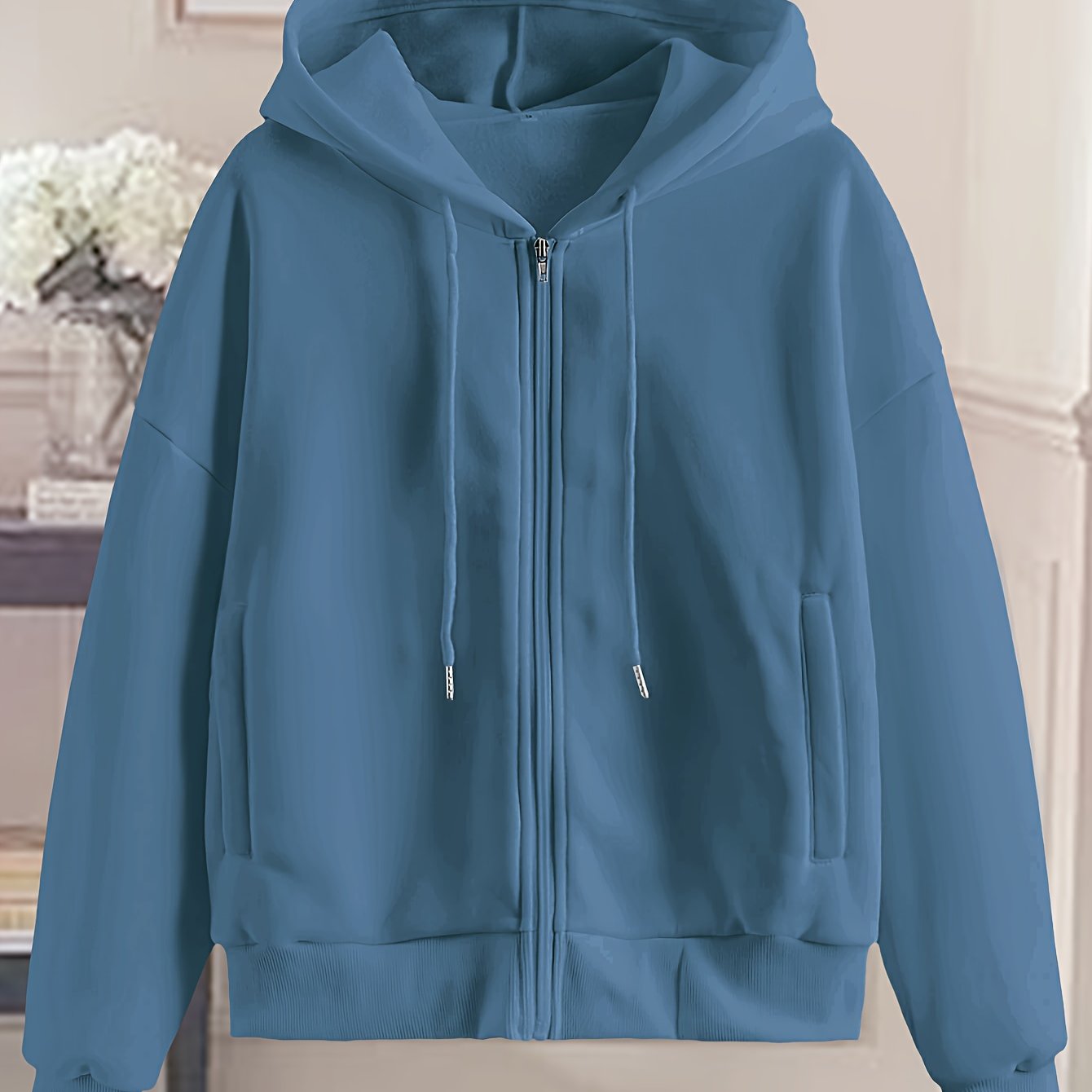 College Dame Hoodie Med Lynlås Og Hætte | Fashion