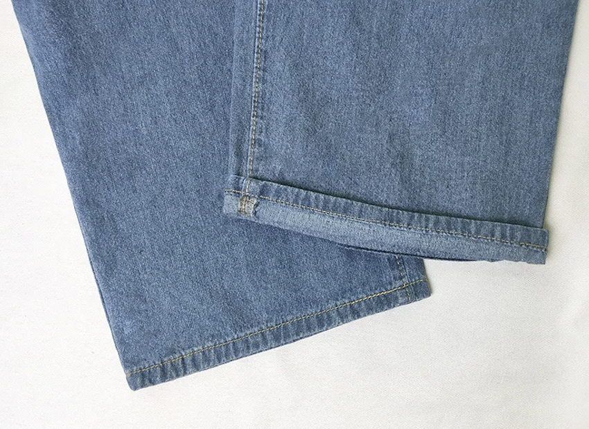 Dame Baggy Jeans Med Læg Og Løs Pasform | Komfortstil