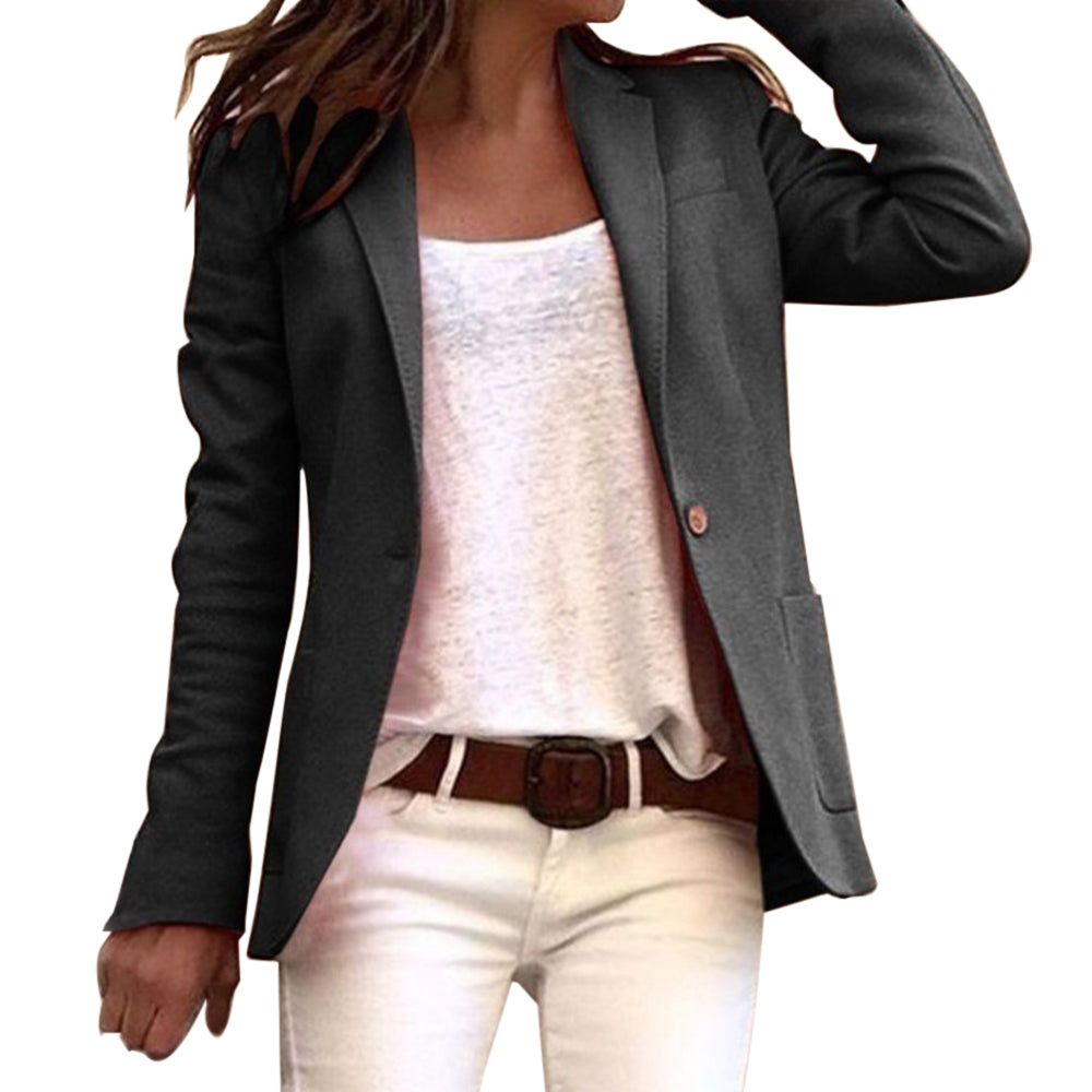 Dame Blazere Med Revers | Klassisk Fit
