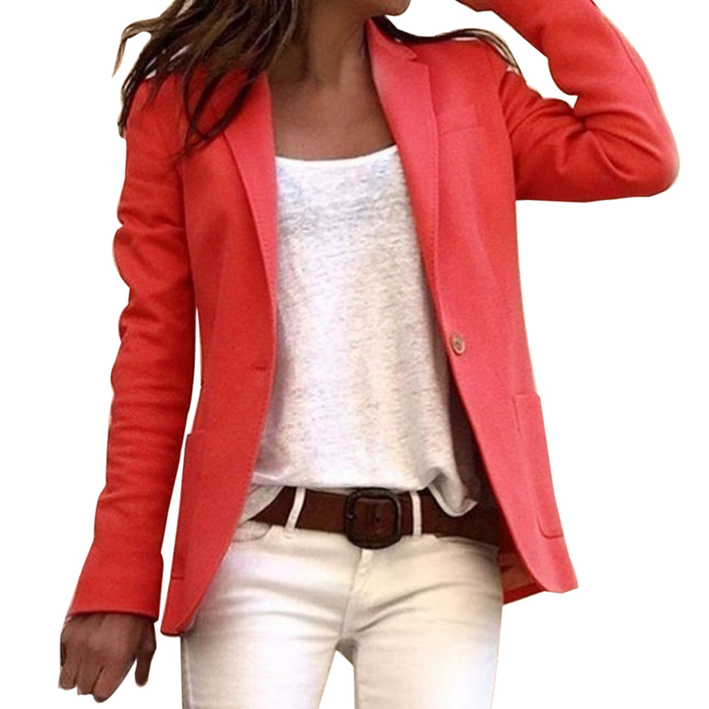 Dame Blazere Med Revers | Klassisk Fit
