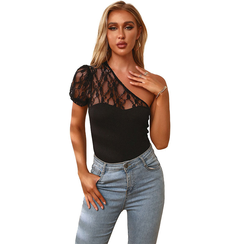 Dame Bodyer Med Blonde Én Skulder | Fest