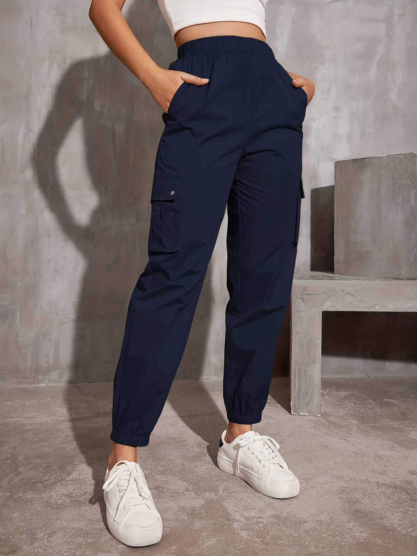 Dame Cargobukser Med Sidelommer | Jogger