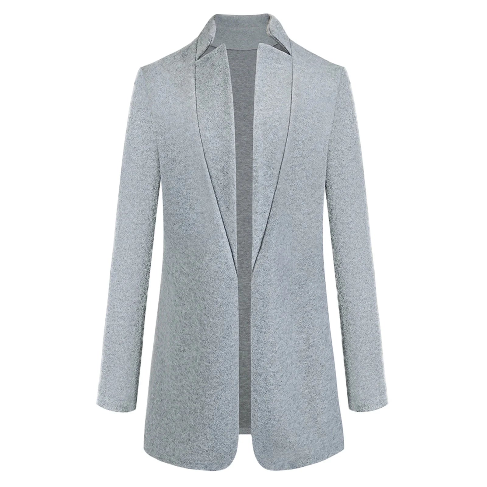 Dame Kort Frakke Uden Krave | Elegant
