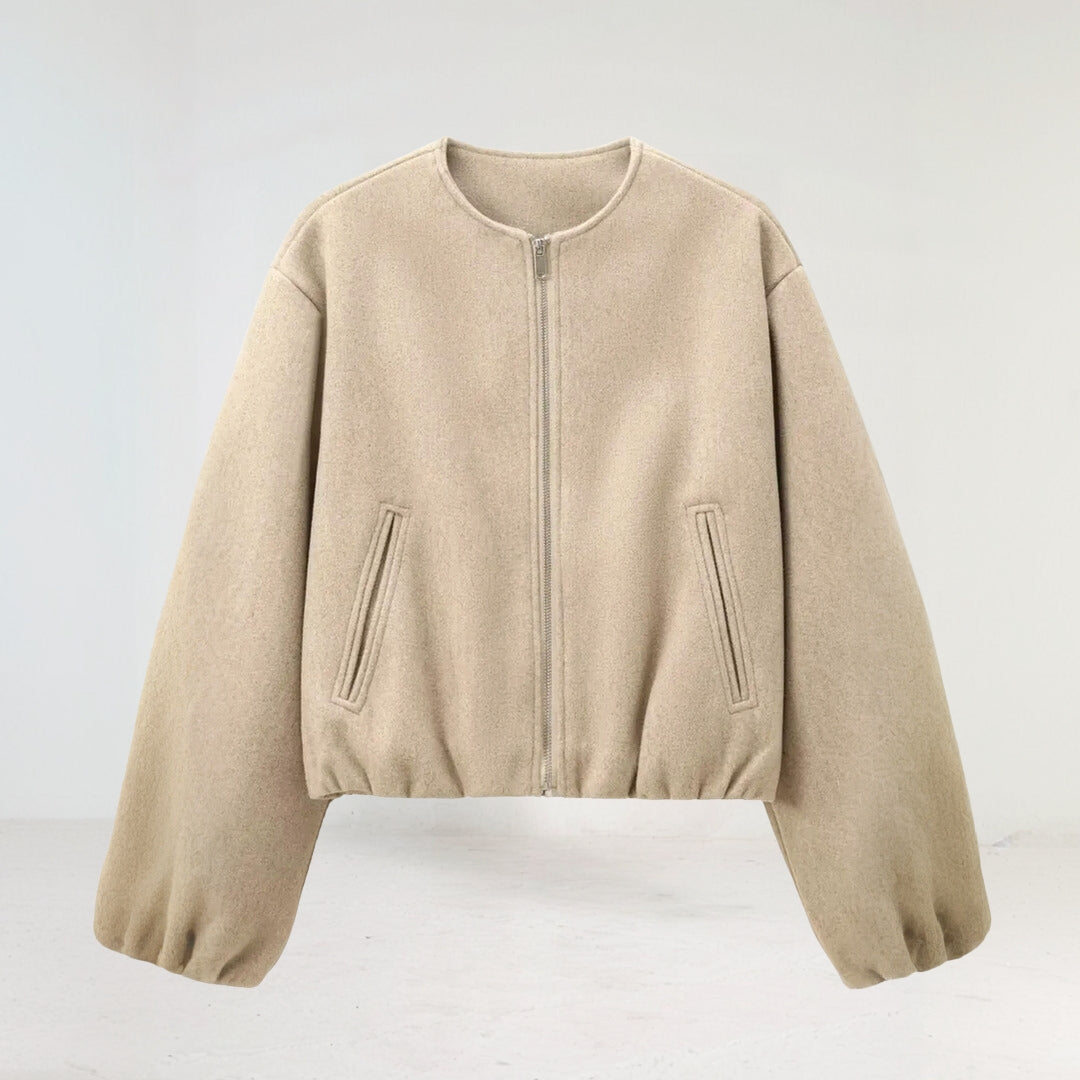 Dame Overgangsjakke Bomberstil | Trendy