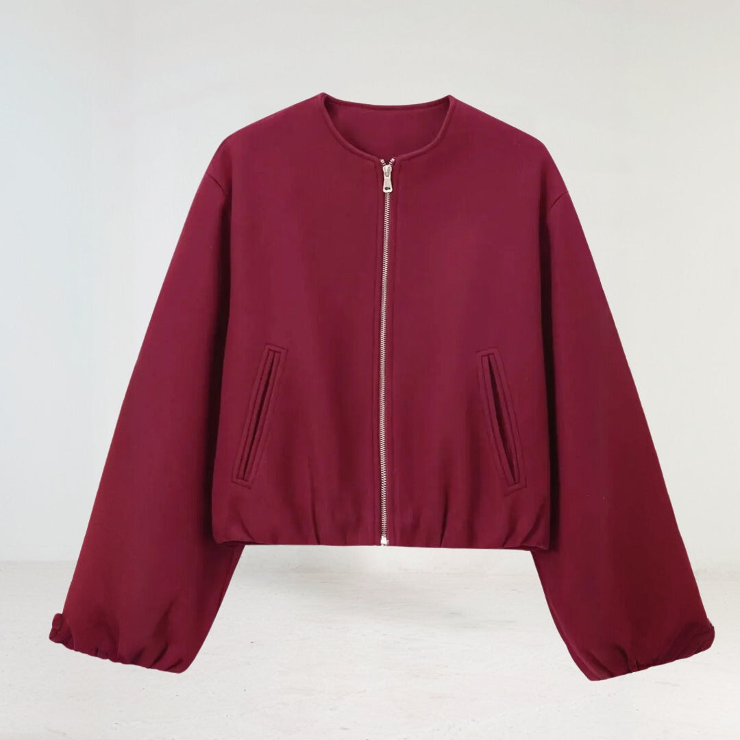Dame Overgangsjakke Bomberstil | Trendy