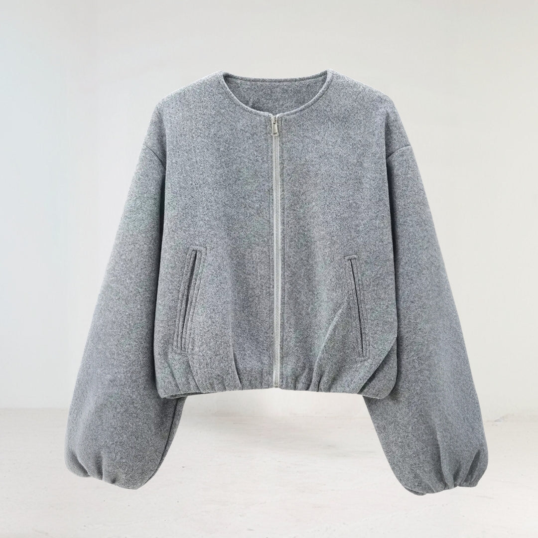 Dame Overgangsjakke Bomberstil | Trendy