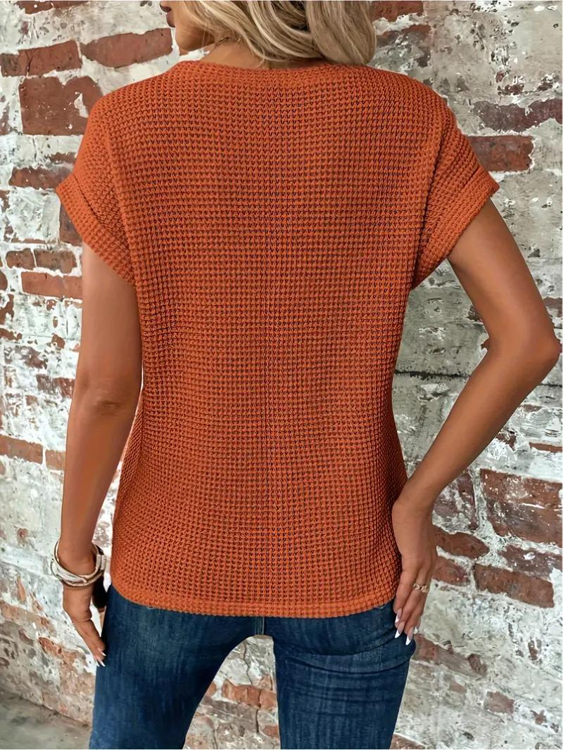 Dame T-Shirts Med Knudedetalje | Kortarm