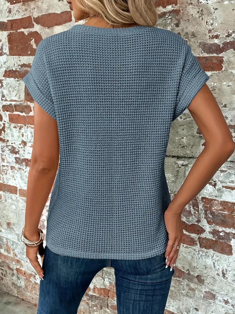 Dame T-Shirts Med Knudedetalje | Kortarm