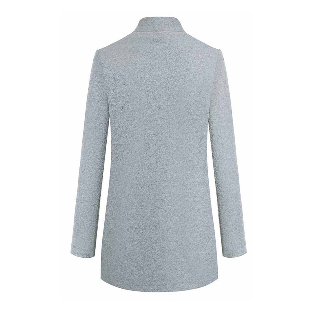 Dame Trenchcoat Med Slank Pasform & Åben Front