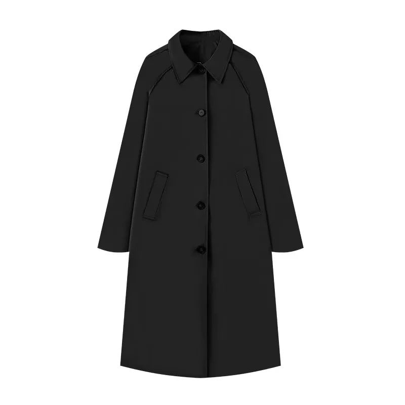 Dame Trenchcoats Med Knaplukning | Lang