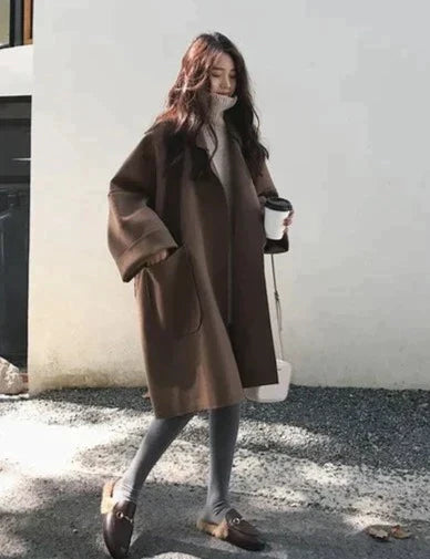 Dame Trenchcoats Med Oversize Design | Lang