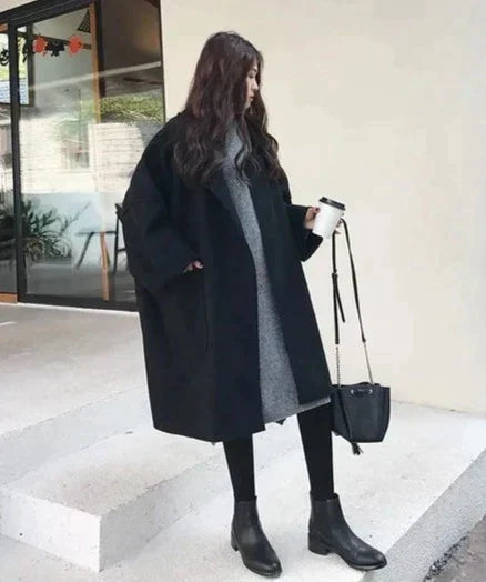 Dame Trenchcoats Med Oversize Design | Lang
