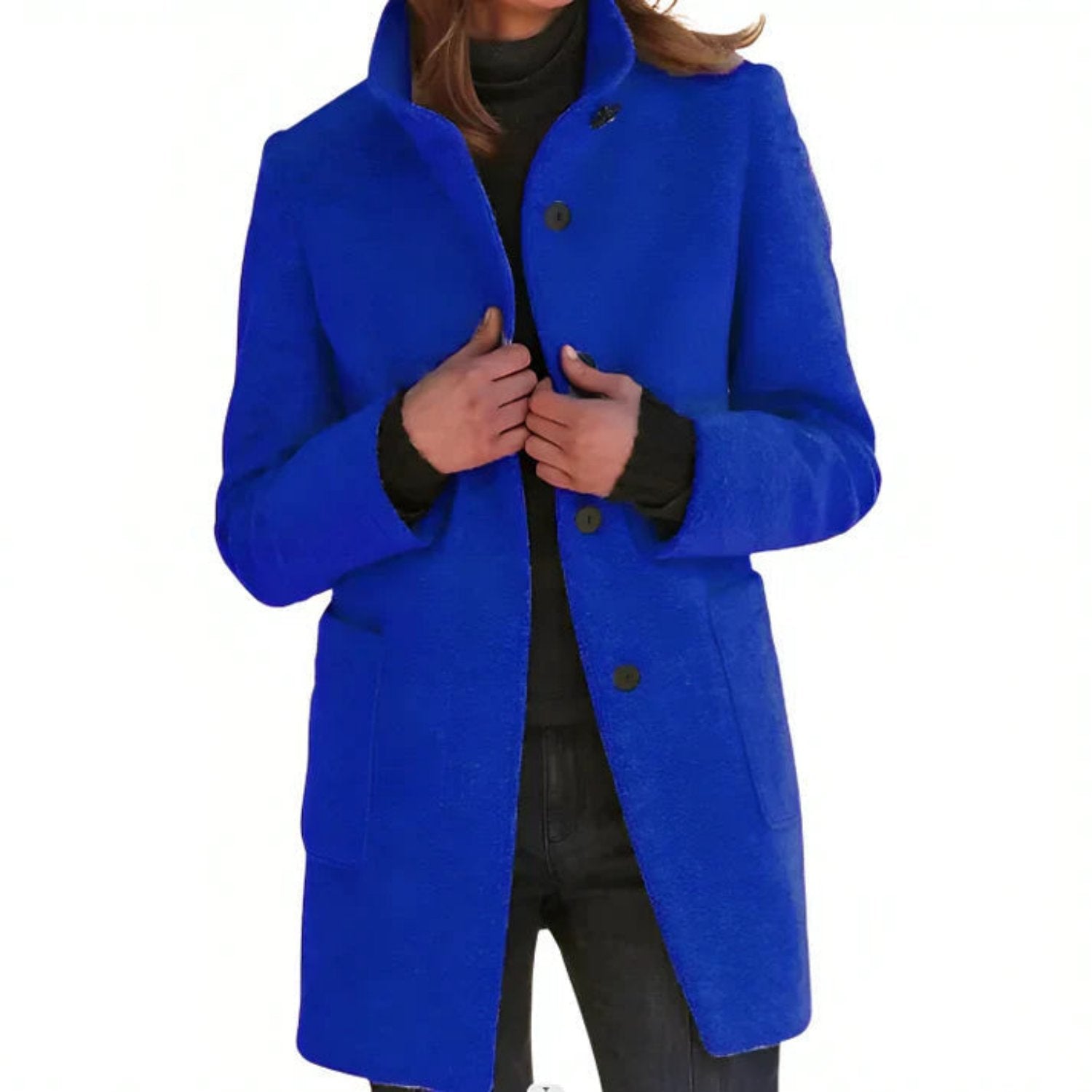 Dame Vinter Jakke Kort Foret | Elegant Snit