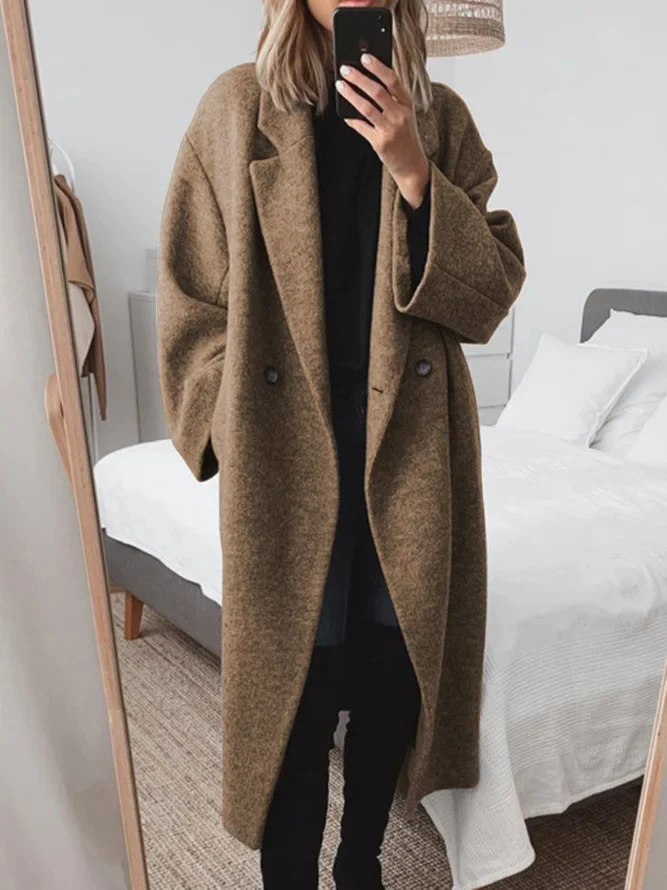 Dame Vinter Jakke Oversize Foret | Minimalistisk Snit