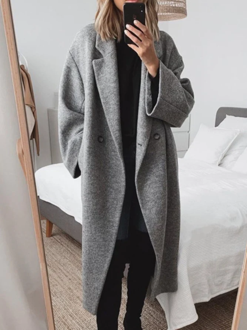 Dame Vinter Jakke Oversize Foret | Minimalistisk Snit