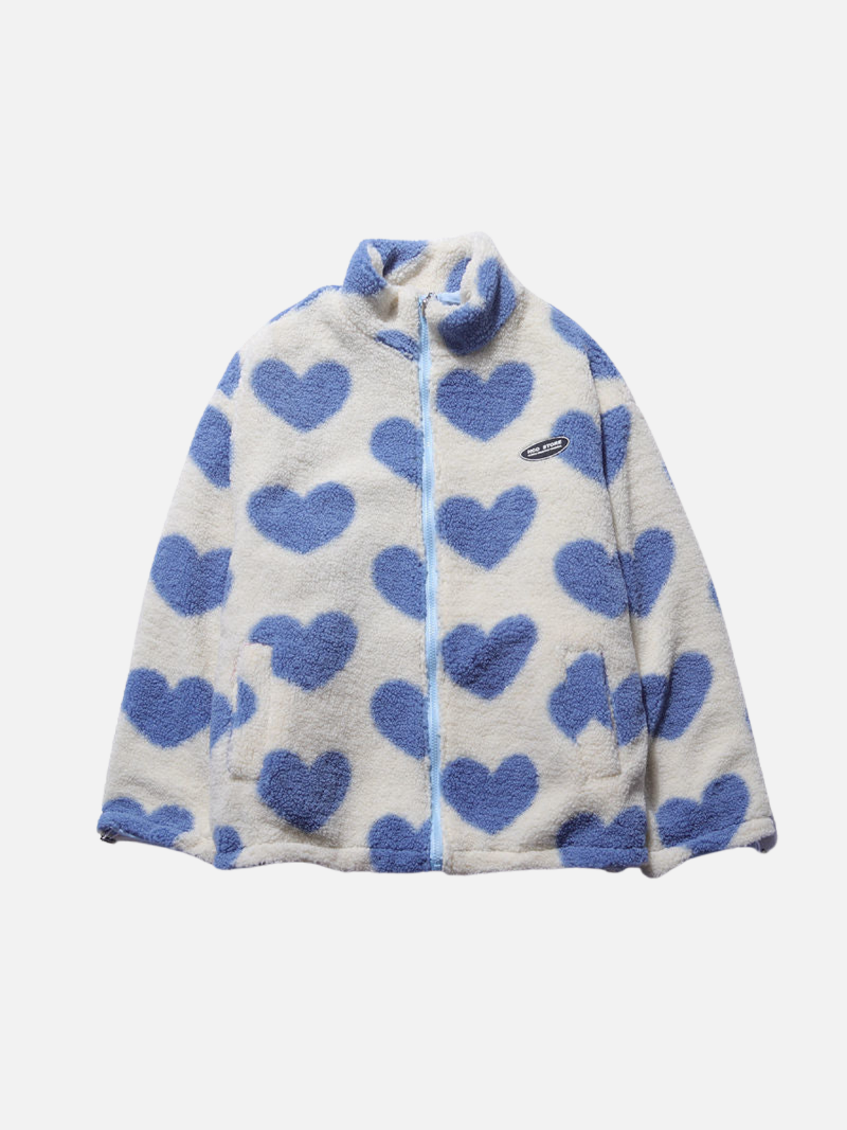 Dame Vinterjakke Fleece Foret | Hjerteprint