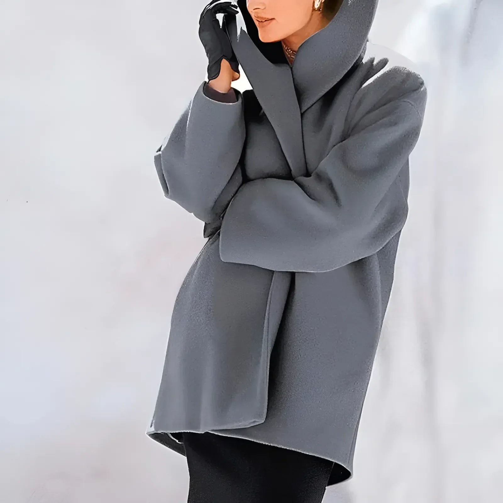 Dame Vinterjakke Kort Foret | Oversize