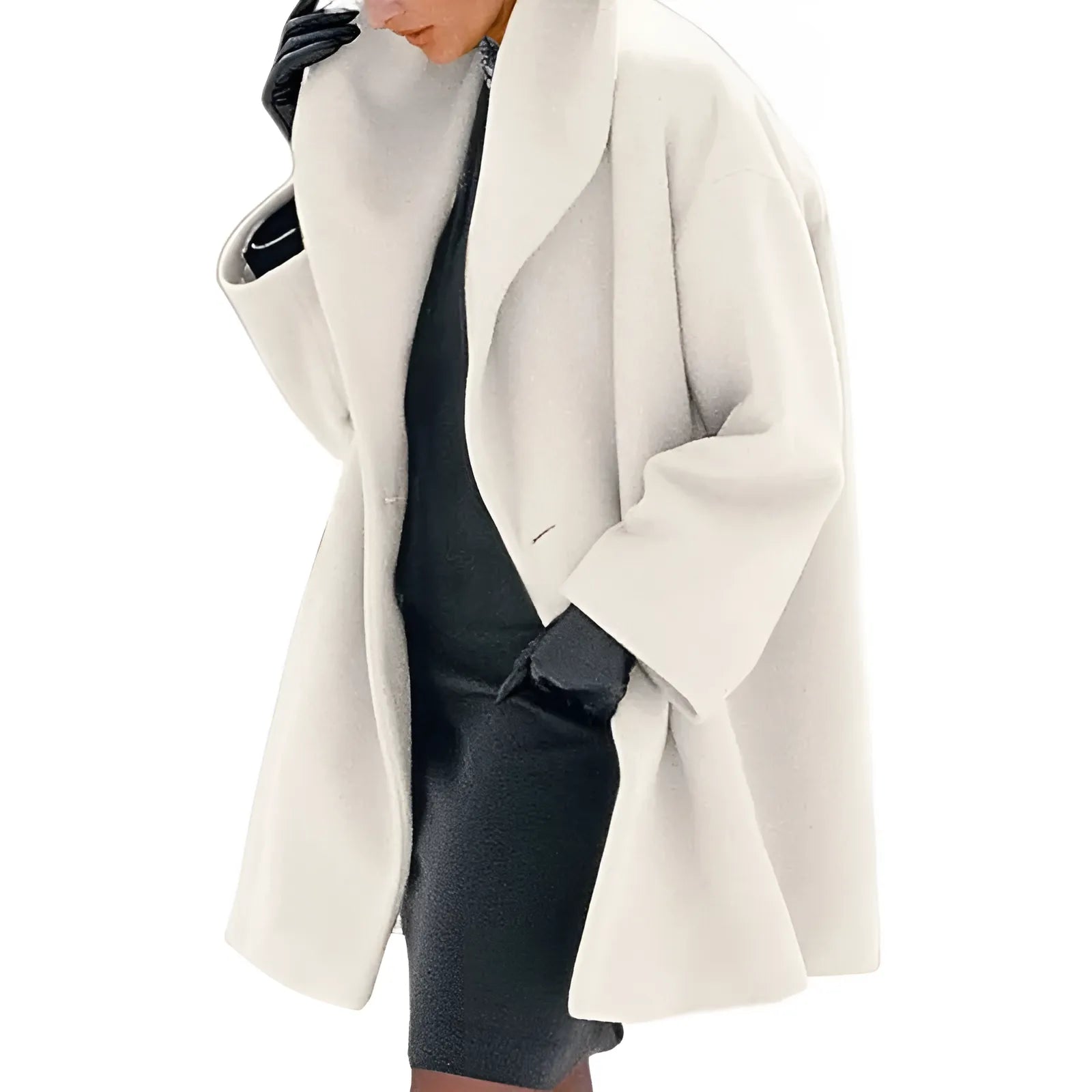 Dame Vinterjakke Kort Foret | Oversize