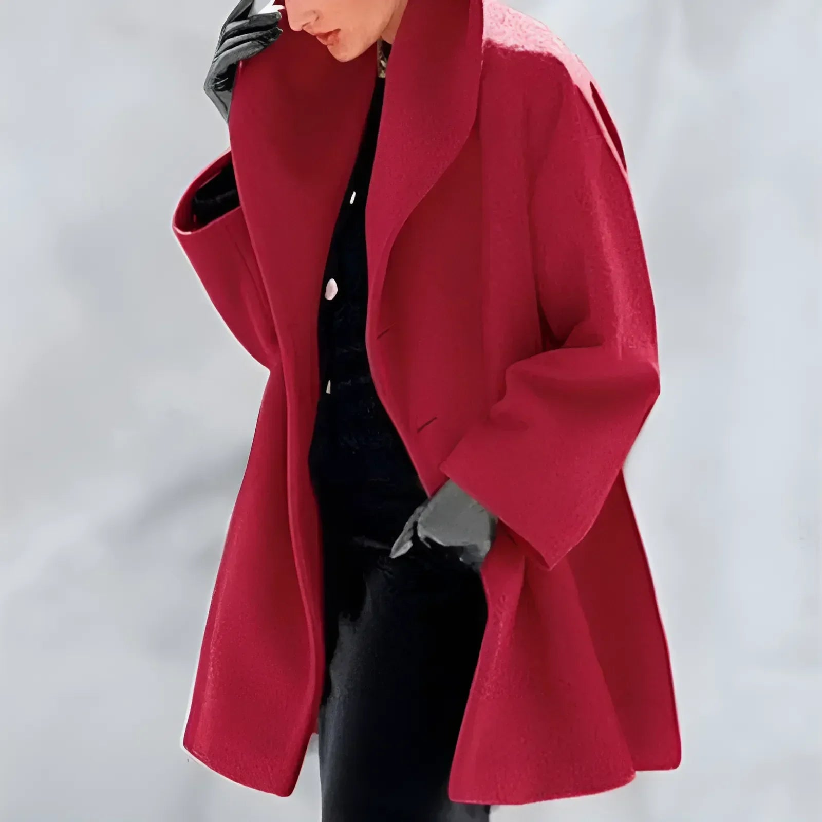 Dame Vinterjakke Kort Foret | Oversize