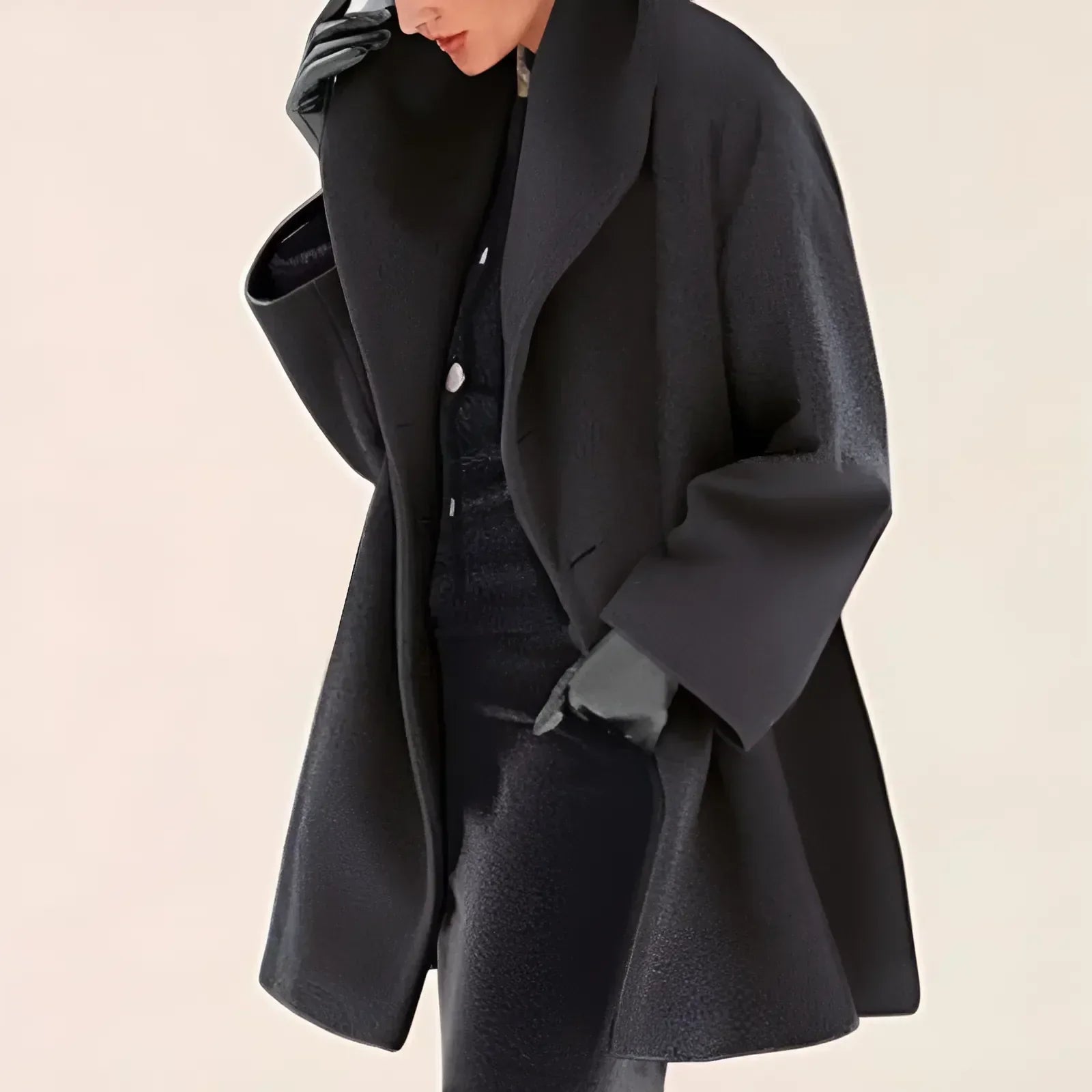 Dame Vinterjakke Kort Foret | Oversize