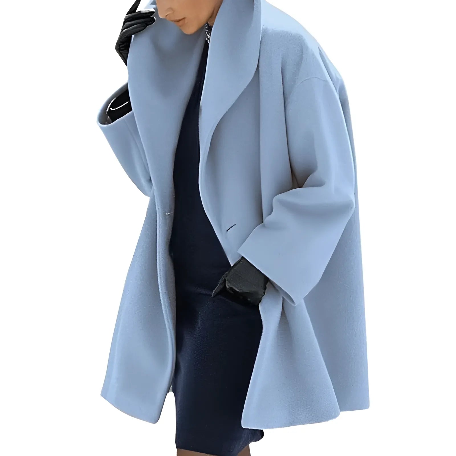Dame Vinterjakke Kort Foret | Oversize