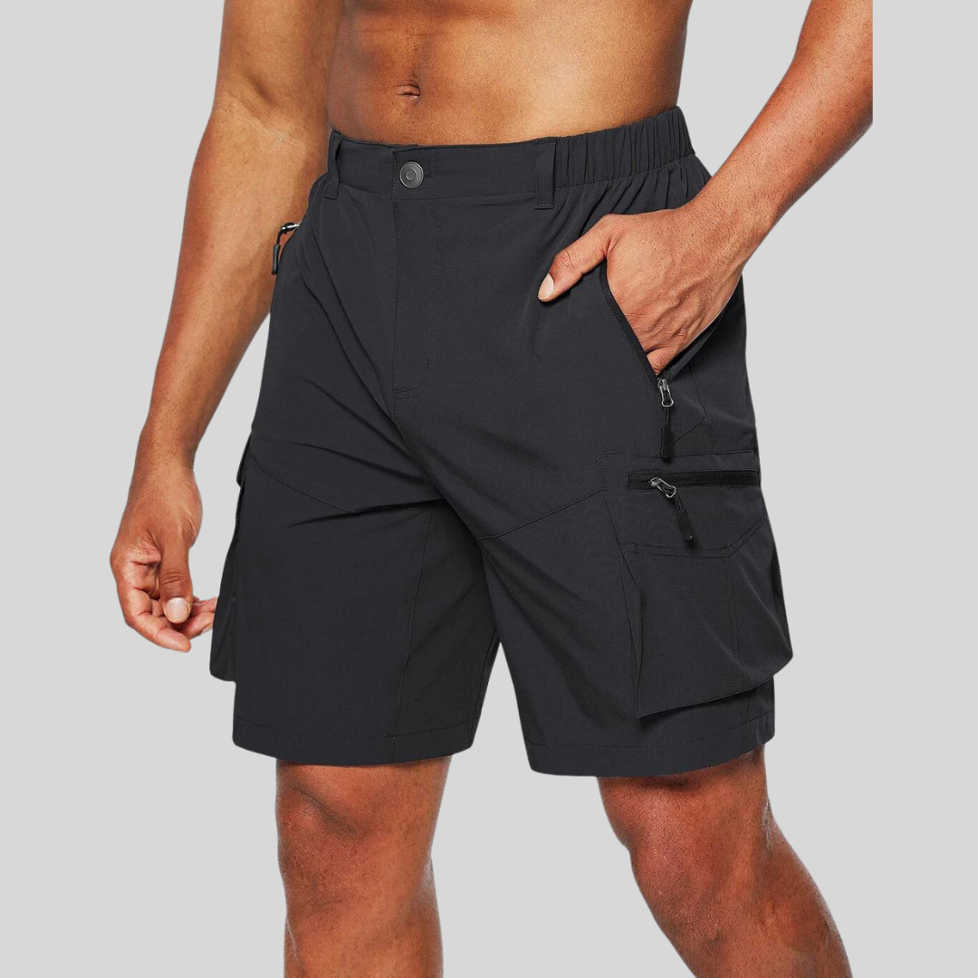 Diego | Herre Sommer Cargo Shorts med Lynlås